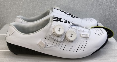 Bont Cycling Vaypor SL Men's Size US8.5 EU42.5 White Durolite Carbon Fiber