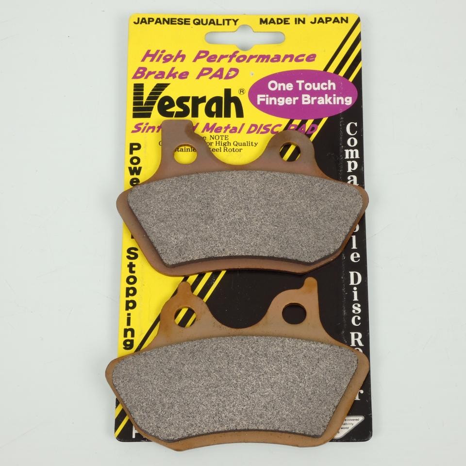 Plaquette frein Vesrah moto Harley Davidson FLSTF 1450 endurance thermique maximale