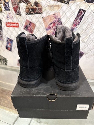 UGG Harkley schwarz Wildleder Wolle gefüttert Schnürstiefeletten Größe 7 Herren " - Bild 6 von 10
