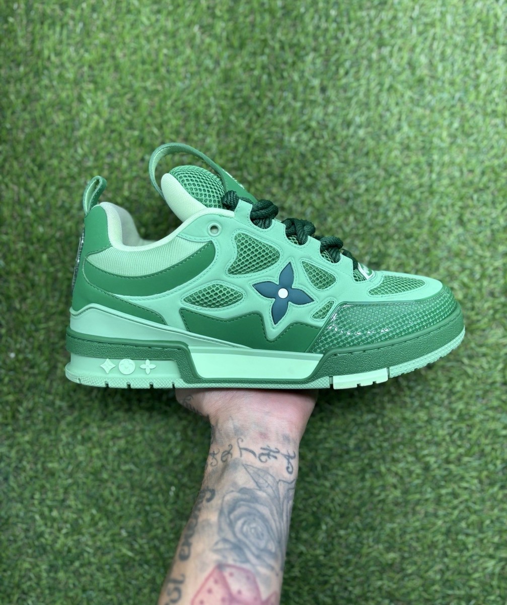 Size 8.5 LV (9.5-10 US) - Louis Vuitton Skate ' Green ' | SUPER