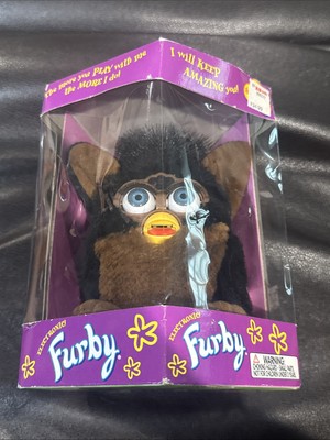 Furby Gorilla Brown Black 70-800 Tyger NIB In Box Vintage
