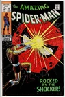 AMAZING SPIDER-MAN  72  VG/FN/5.0  -  Nice Shocker Spidey signal cover!