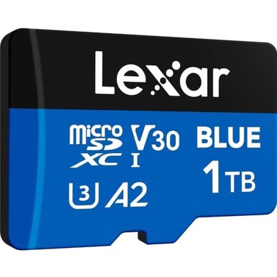 Micro SD Karte 1TB Blau UHS-I Class 10 A2 Full-HD 4K Video Speicherkarten