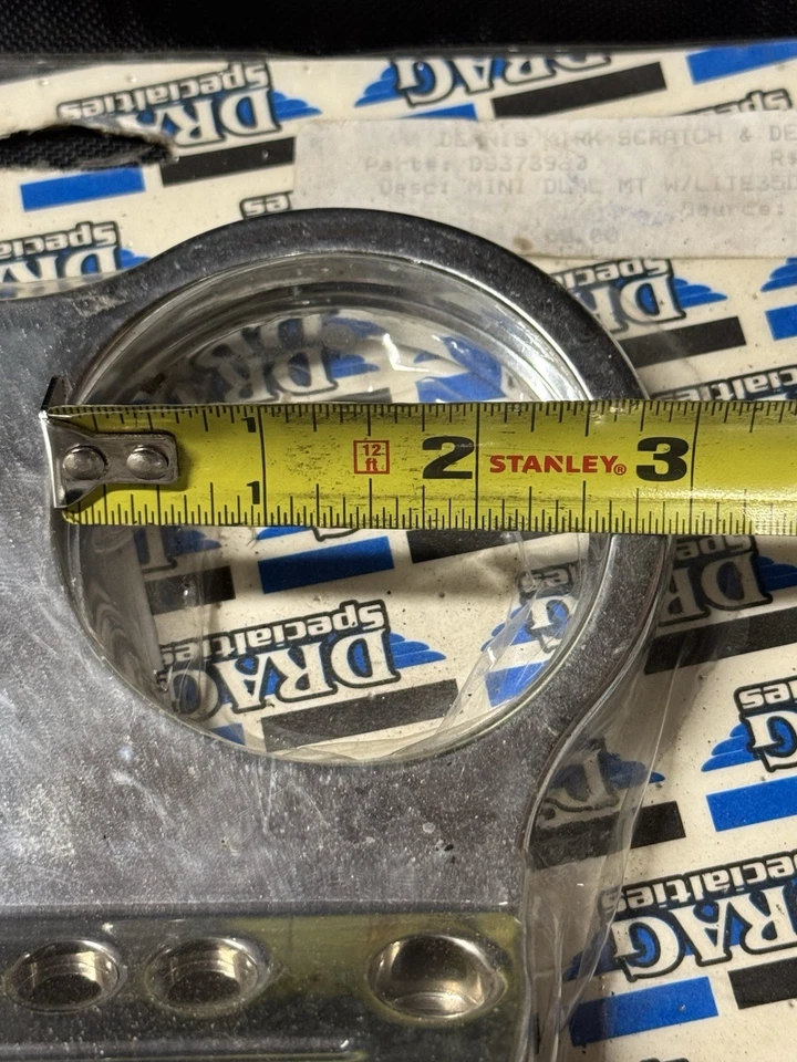 NOS Dual Gauge Top Clamp For Most Harley Risers - Image 3 of 4