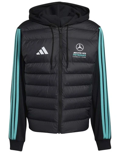 adidas Mercedes-AMG Petronas F1 Men's DNA Puffer Jacket - Black