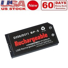 2000mAh USBC Rechargeable Battery For SONY Discman D-350 D-311 BP-5