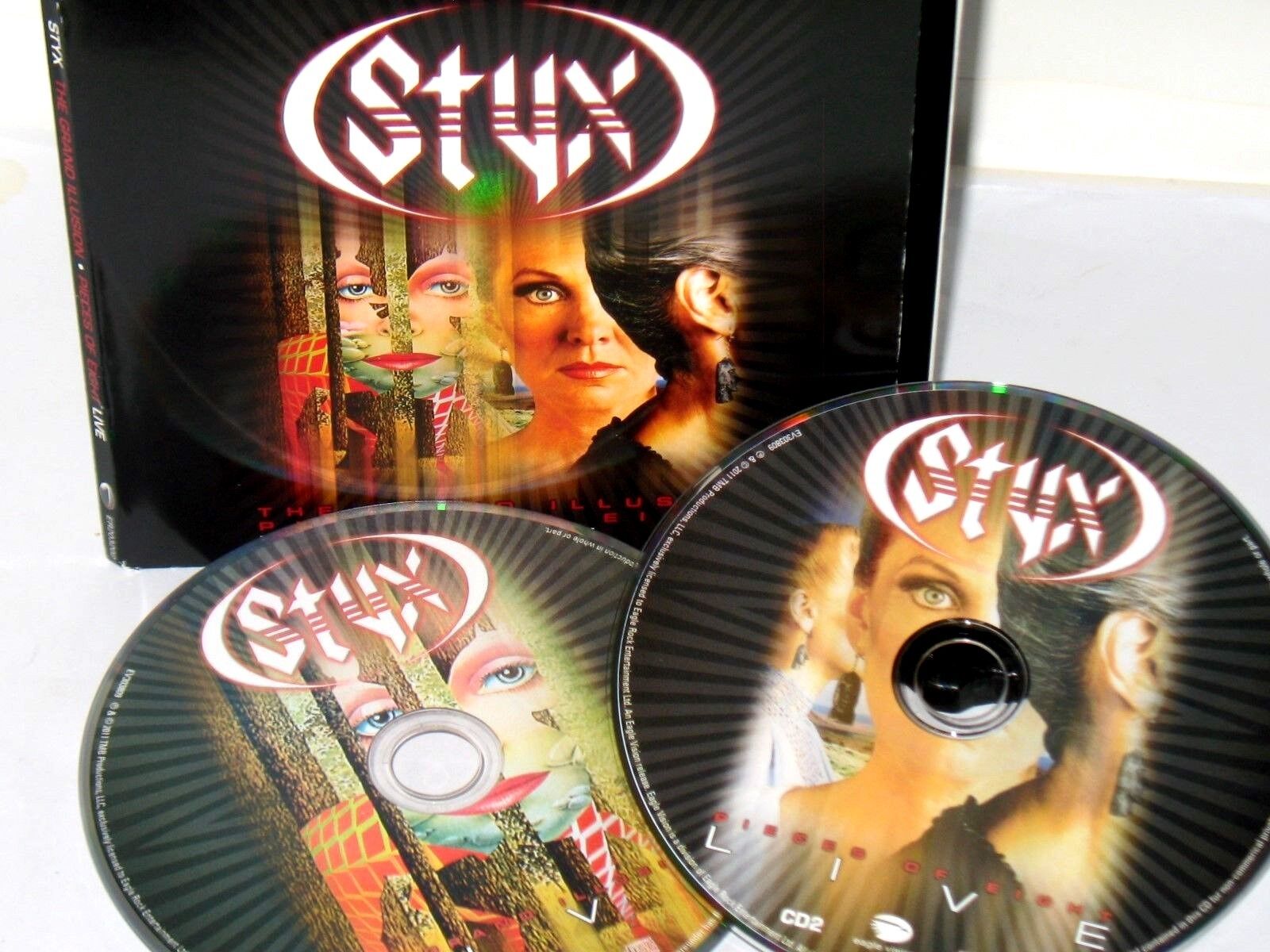 The Grand Illusion/Pieces of Eight Live [Digipak] by Styx (CD, May 