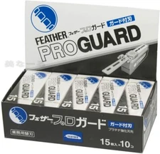 Feather Pro Guard replacement blade PG-15 10 packs 150 blades Japan new F/S