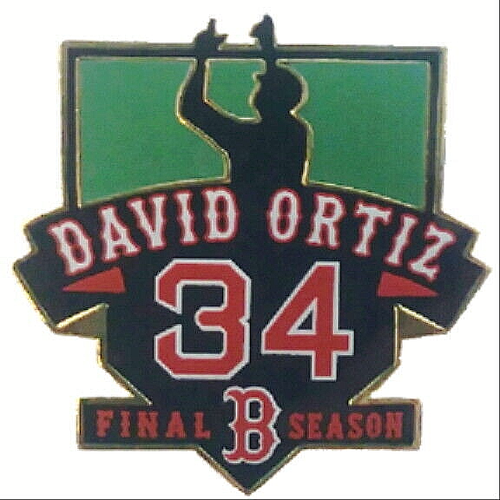 BOSTON RED SOX DAVID BRATZ ""BIG PAPI"" ABSCHIED BASEBALL PIN