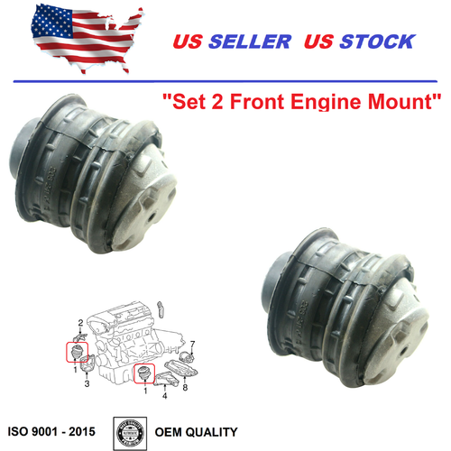 Engine Mount Set (2) LH+RH Front for MercedesBenz C230 19992000 C280 19982000 eBay
