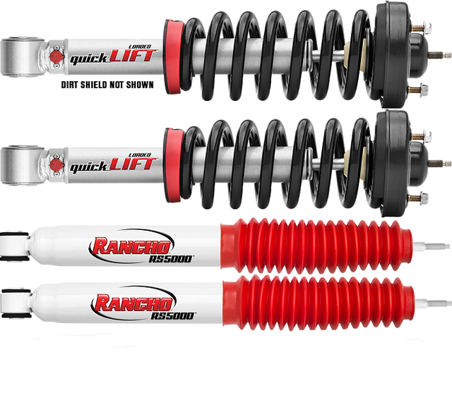 RANCHO RS999915/RS55319 FRNT STRUTS/REAR SHOCKS FITS TOYOTA 4WD