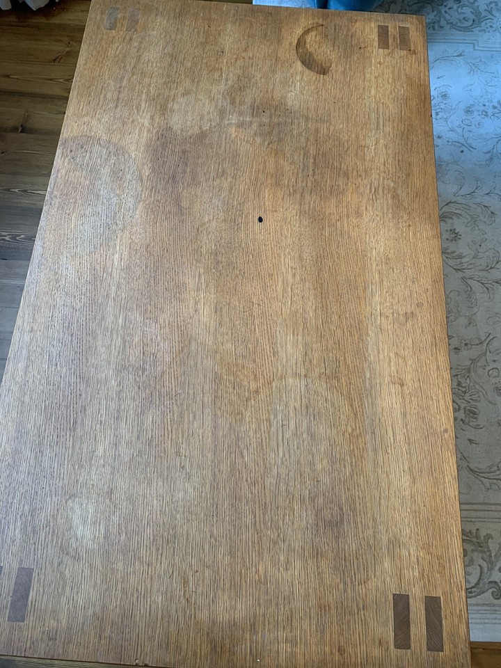 oak coffee table with drawers used eBay