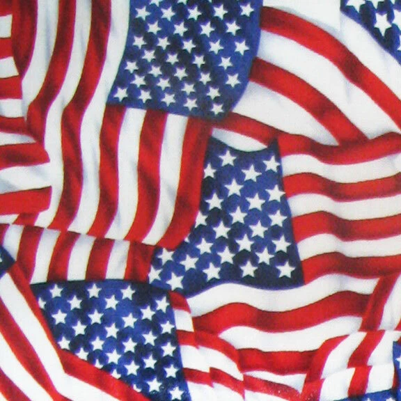 Ткань со звездами и полосками с флагом скатерть с центральным отверстием валяная сзади 40 дюймов на 36 дюймов - Изображение 3 из 4