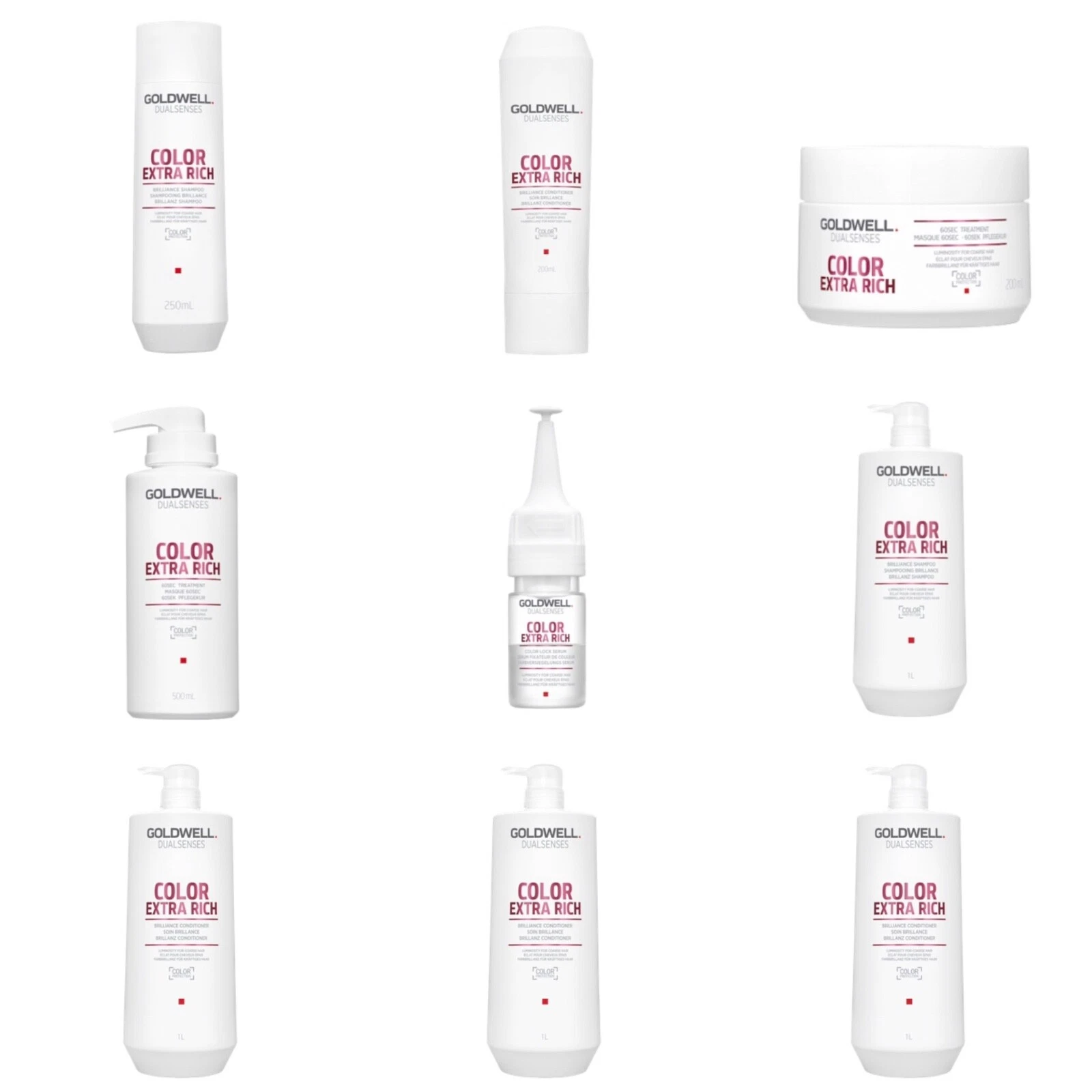 Goldwell Dualsenses Color Extra Rich Shampoo,Conditioner &Treatment 250ml-1000ml