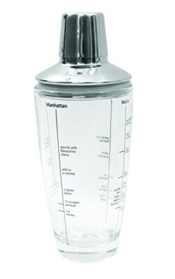 3 Piece Small Boston Shaker 12 oz Clear