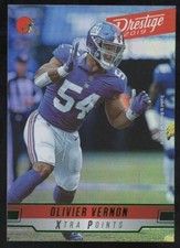 2019 Panini Prestige Olivier Vernon Xtra Points Green Parallel Browns #74
