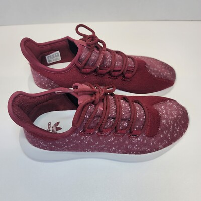 Women's Adidas Tubular Shadow BZ0334 Burgundy US Size