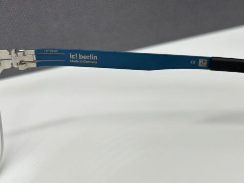 Ic Berlin Brille Herren Damen silber matt blau rund eckig Panto Theda NP:499€ - Bild 8 von 12