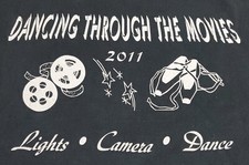 Academy Of Performing Arts Shirt Mens Extra Large Recital 2011 Dancing Adult A27