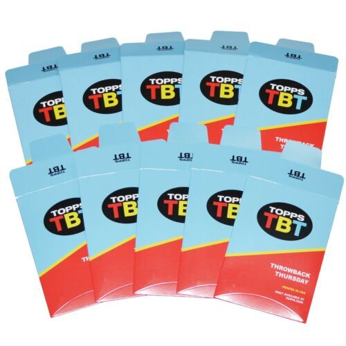 Lot of (10) - Topps TBT Empty Card Shipping Storage Boxes/Envelopes