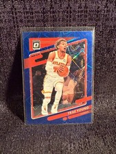 2021-22 Panini Donruss Optic - Trae Young #51 Blue Velocity Prizm
