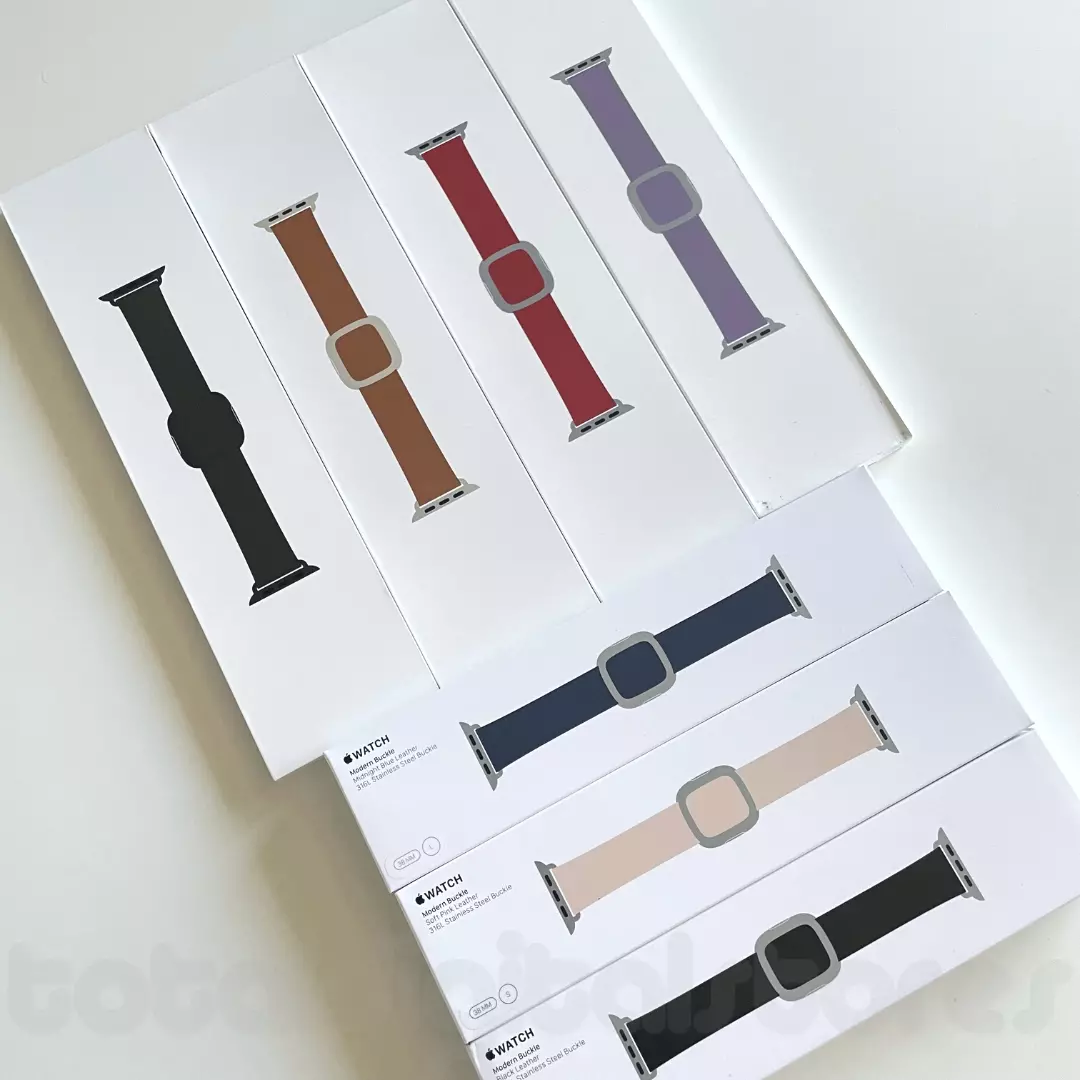 Personalised Black Leather Apple Watch Strap, 38mm 40mm 41mm 42mm 44mm –  Clapham Boutique