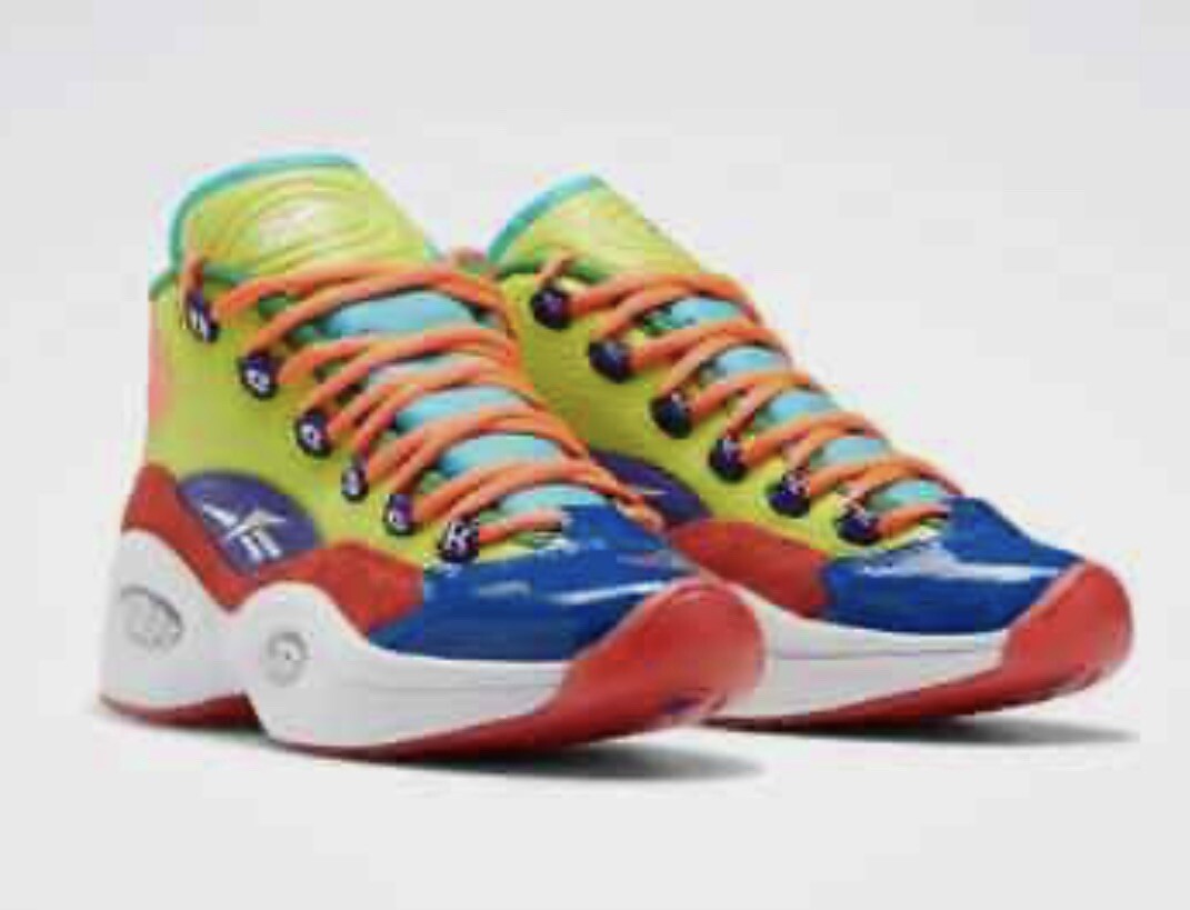 Reebok Classics Junior Question Mid Color Explosion Allen