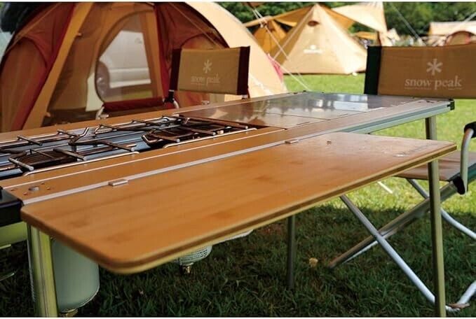 Snow Peak Wood Table Bamboo IGT Sliding Extension Long Snow Peak Wood Table Bamboo IGT Sliding Extension Long