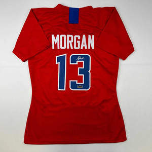 Maillot De Football USWNT Alex Morgan 13 Bleu Marine Taille M - Round 21, Neuf