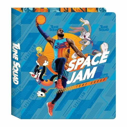 New Warner Brothers Space Jam Stationary Bundle 3-Ring 1" Binder Notebook Folder - 第 3/12 張圖片