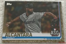 2019 Topps Update SANDY ALCANTARA #US104 Gold Parallel 0346/2019 Miami Marlins