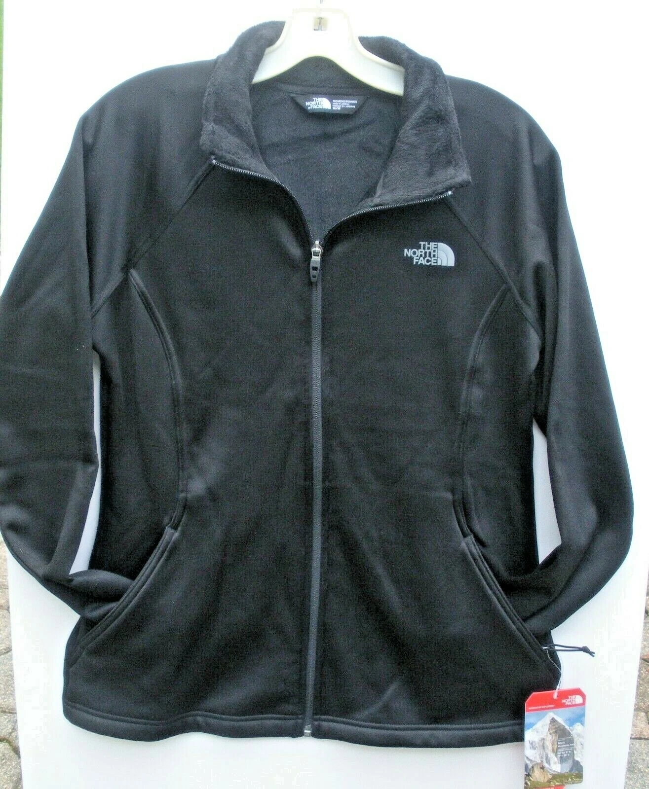 The North Face Womens Agave full Zip Fleece Jacket- A2RDG- S,M,L -TNF Black- NWT