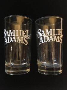 Samuel Sam Adams Beer 6 Oz Drinking Glasses Set Of 2 Glasses 4 25 Tall Ebay