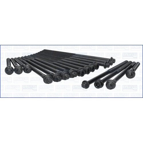 AJUSA 81007600 Jeu De Boulons De Culasse De Cylindre - Compatible Fiat, Ford, Lancia Et Autobianchi