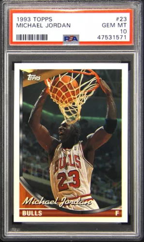 1993 Topps #23 Michael Jordan PSA 10 Gem Mint New Slab