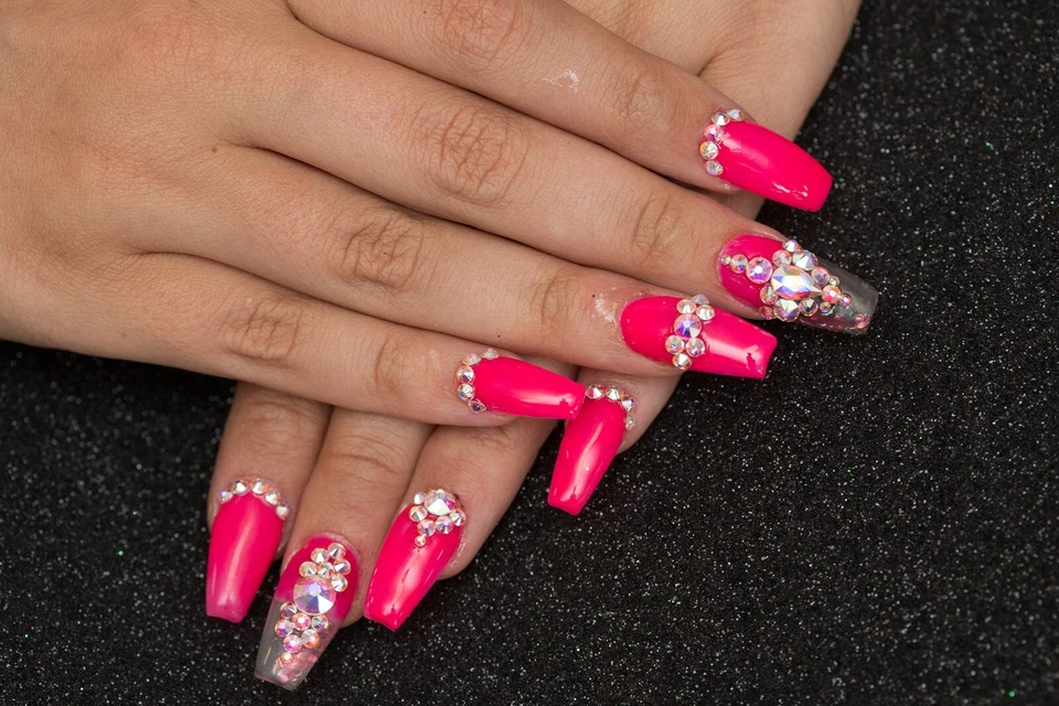 24 Aquarium Nails Acrylic False Nail Art Tips  - Image 4 of 4