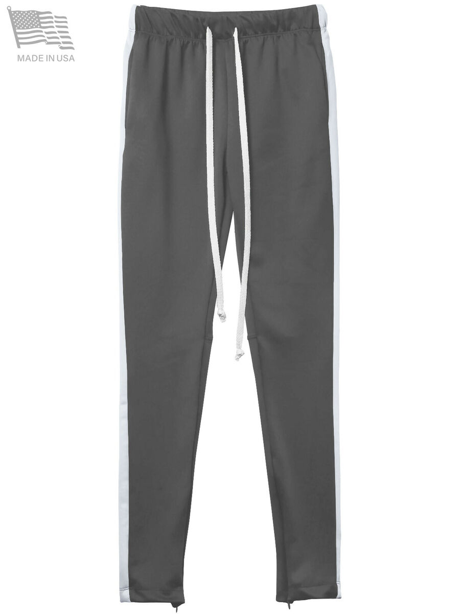Mens Track Pants Striped Joggers Sweatpants Slim Fit Zipper Mens Track Pants Striped Joggers Sweatpants Slim Fit Zipper