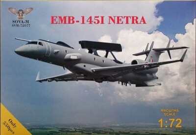 EMB-145I NETRA Indian A.F. AWACS (Plastic model kit) 1/72 Sova 72077