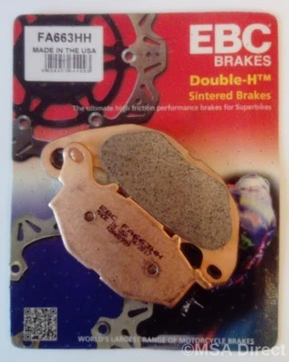 Plaquettes De Frein Avant EBC Sintered Pour Yamaha YZFR3 MT03 (2015-2024) - Photo 1/3