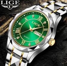 High Quality Men Watch Quartz Analog Luminous Date Waterproof Casual Wristwatch