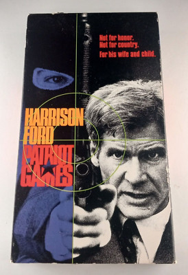 Patriot Games (VHS) 1992 Harrison Ford, Sean Bean, Anne Archer TESTED