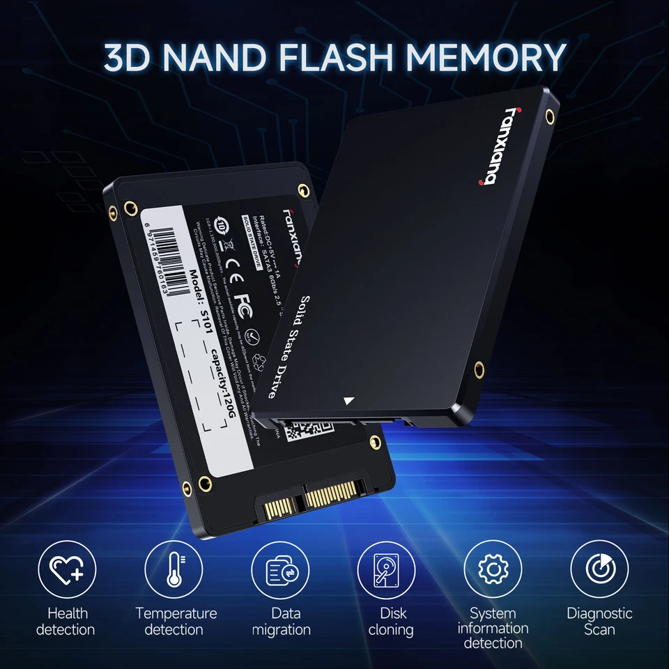 Fanxiang 1TB SSD 2TB 4TB 2.5''SATA III Internal Solid State Drive 560MB/s Mac/PC - image 4 of 4