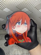 Neon Genesis Evangelion Asuka Rei 3D Lenticular Motion Car Sticker Decal