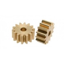 Scaleauto SC-1097A75 Brass Pinion 14 tooth for 2mm motor shaft,  7,5mm x2 