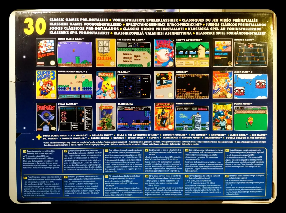 Nes mini all games sales