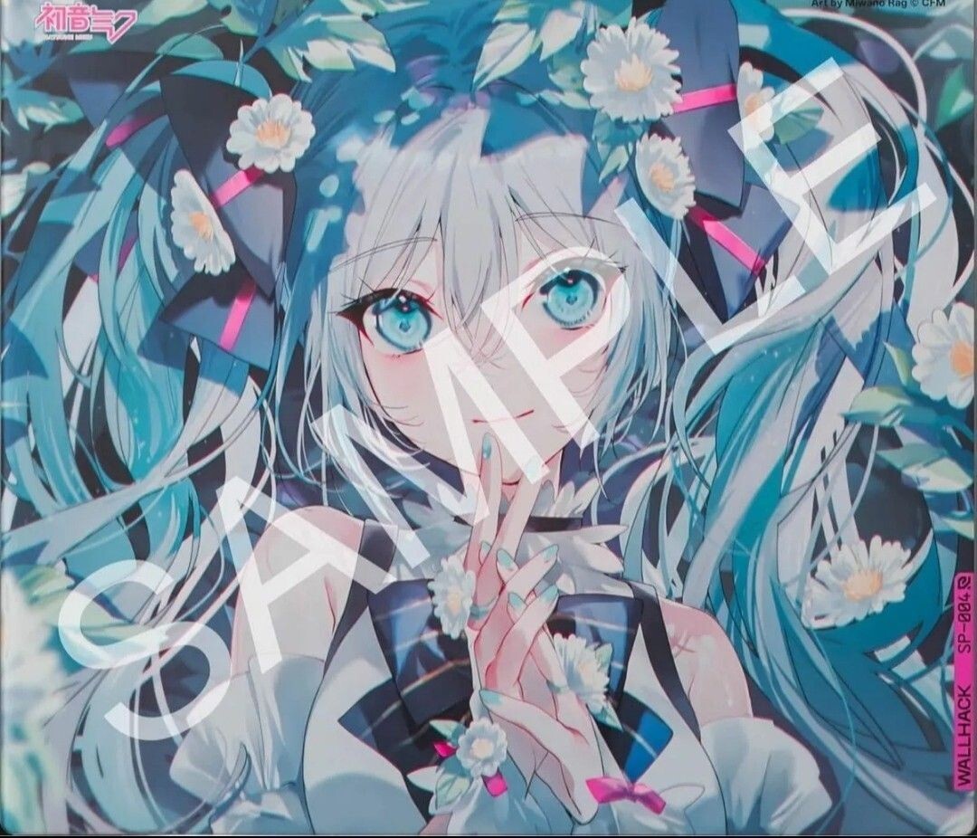 Wallhack SkyPAD SP-004 Hatsune Miku gaming mouse pad Glass Pad 