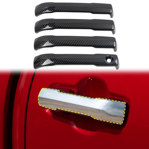Fit For Toyota Tundra 2022 2023 Carbon Fibre ABS Side Door Handle Cover