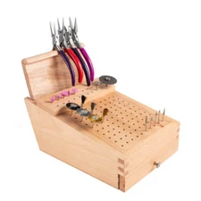 Wood Pliers File and Bur Rack with Drawer SFC Tools - 19-927