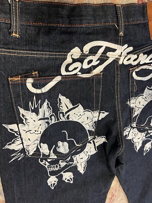 RARE 2007 Ed Hardy Skull Death Of Love/Love Kills Slowly Vintage