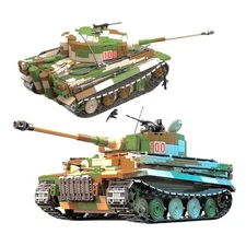 WWII Tiger I Heavy Tank Building Blocks Set | General Jim's Toys & Bricks | GJ-T